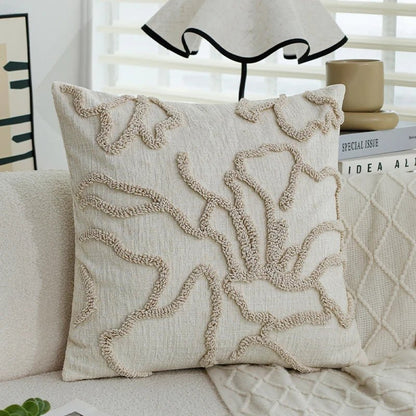 Housse De Coussin Boheme Chic Beige - Maison Coussin