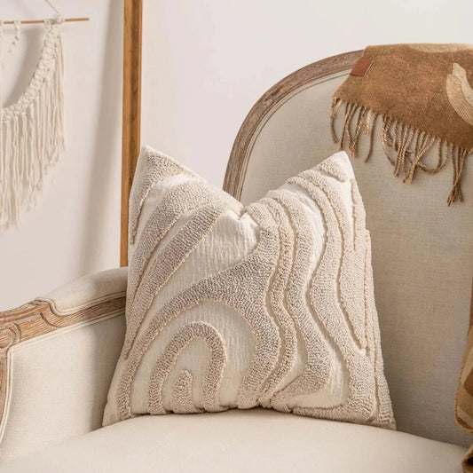Housse De Coussin Cocooning Boheme - Maison Coussin