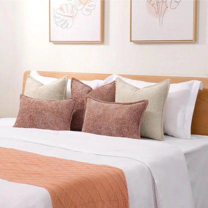 Housse De Coussin Nordique Caramel - Maison Coussin