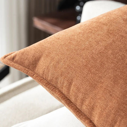 Housse De Coussin Rétro Caramel - Maison Coussin