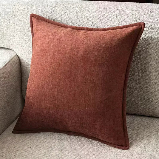 Housse De Coussin Rétro Caramel - Maison Coussin
