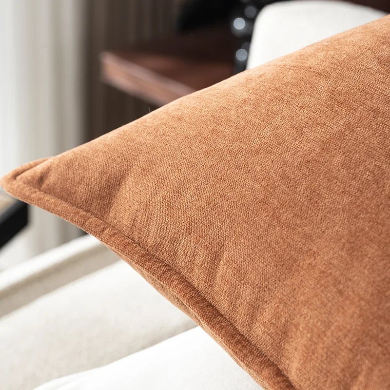 Housse De Coussin Rétro Gris - Maison Coussin