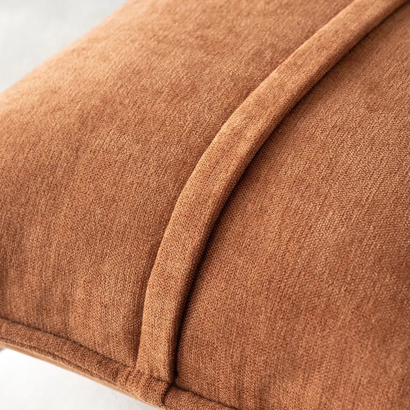 Housse De Coussin Rétro Jaune - Maison Coussin
