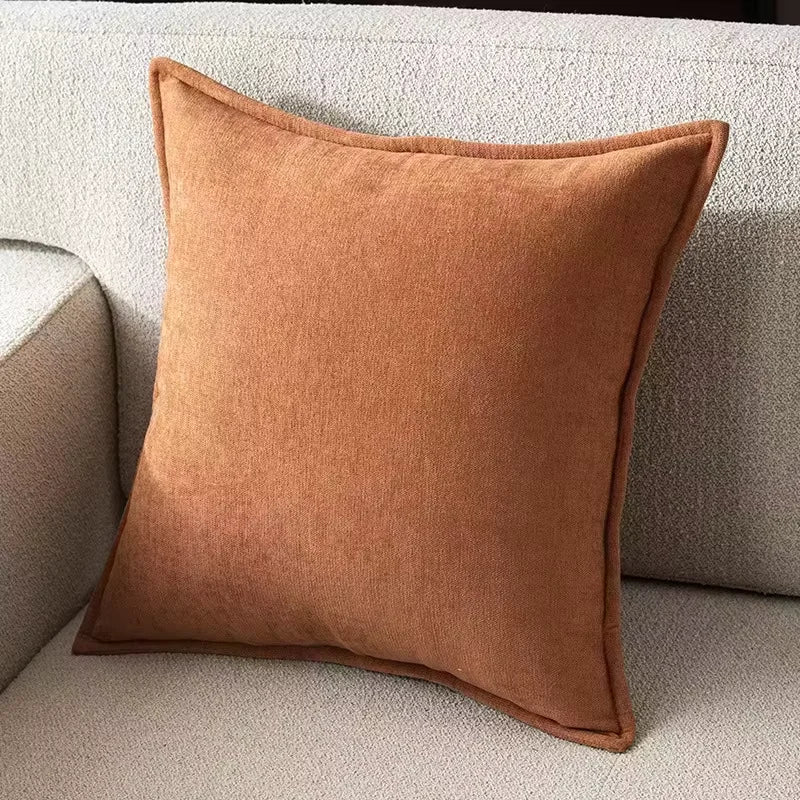 Housse De Coussin Rétro Orange - Maison Coussin