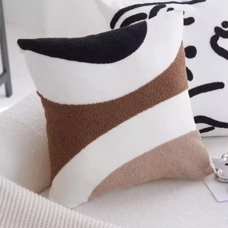 Housse De Coussin Scandinave Moderne - Maison Coussin