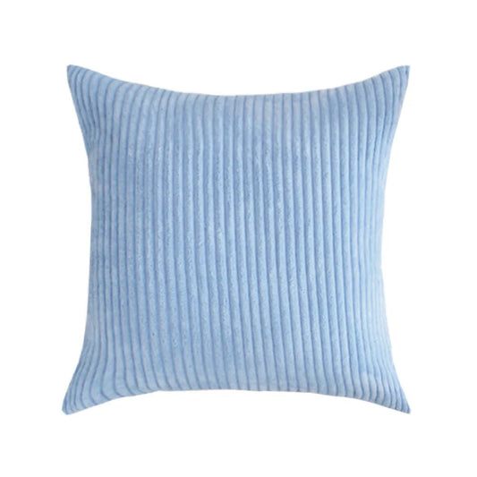Housse De Coussin Velours Bleu Ciel - Maison Coussin