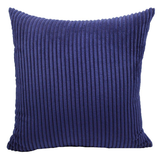 Housse De Coussin Velours Bleu Foncé - Maison Coussin
