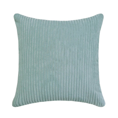 Housse De Coussin Velours Bleu Gris - Maison Coussin