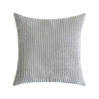 Housse De Coussin Velours Gris - Maison Coussin