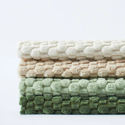 Housse De Coussin Velours Moderne Beige Foncé - Maison Coussin