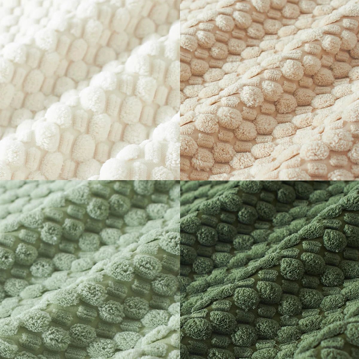Housse De Coussin Velours Moderne Vert - Maison Coussin