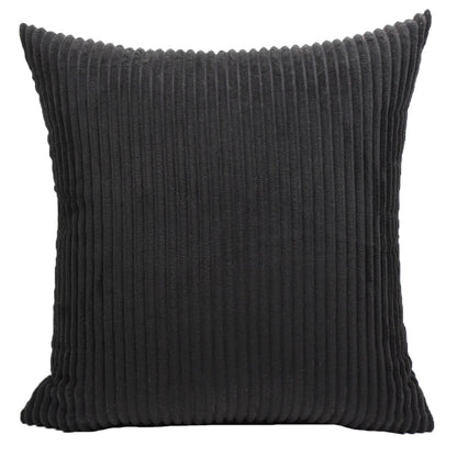 Housse De Coussin Velours Noir - Maison Coussin