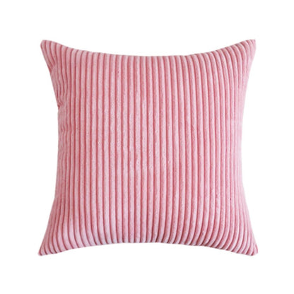 Housse De Coussin Velours Rose Clair - Maison Coussin