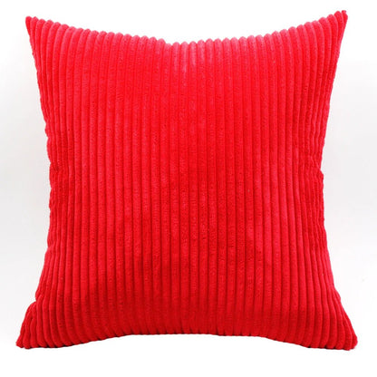 Housse De Coussin Velours Rouge - Maison Coussin