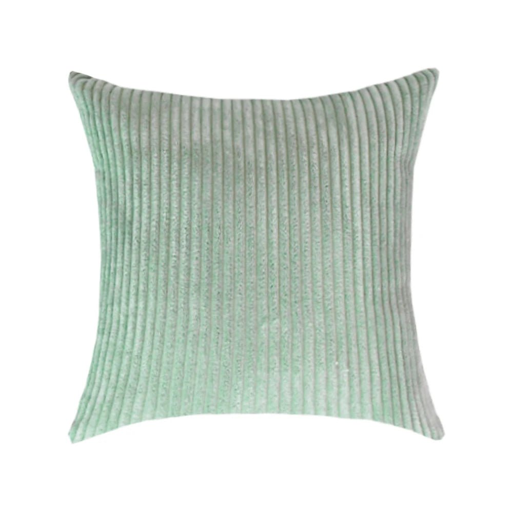 Housse De Coussin Velours Vert Gris - Maison Coussin
