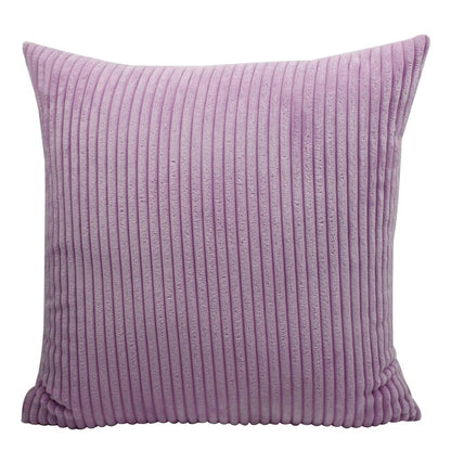 Housse De Coussin Velours Violet Clair - Maison Coussin
