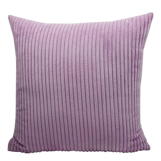 Housse De Coussin Velours Violet Clair - Maison Coussin